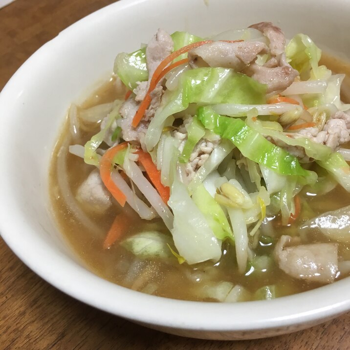 炒め野菜スープ
